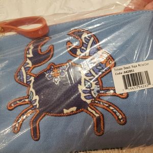 Spartina Crab Wristlet NWT